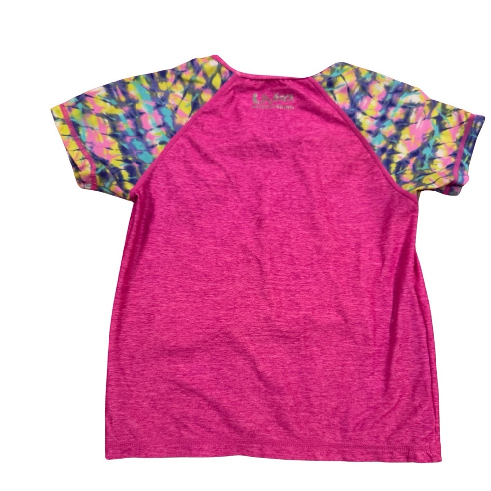 Speedo UV 50+ Pink Swim Shirt Sun Protection Top Girls M SPF Stop Sun Burns - Picture 3 of 7